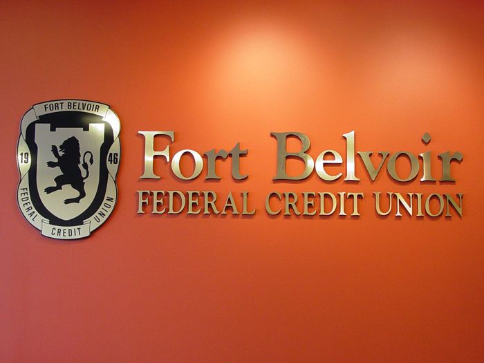 Fort Belvoir Credit Union Storefront Sign