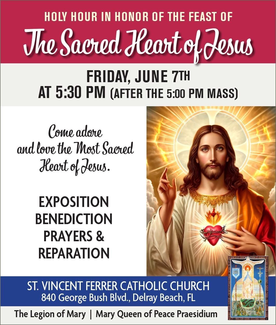 The Sacred Heart of Jesus Flyer