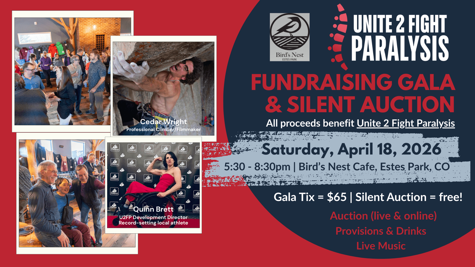 Save the Date: April 18 - 2nd Annual Fundraising Gala & Silent Auction!