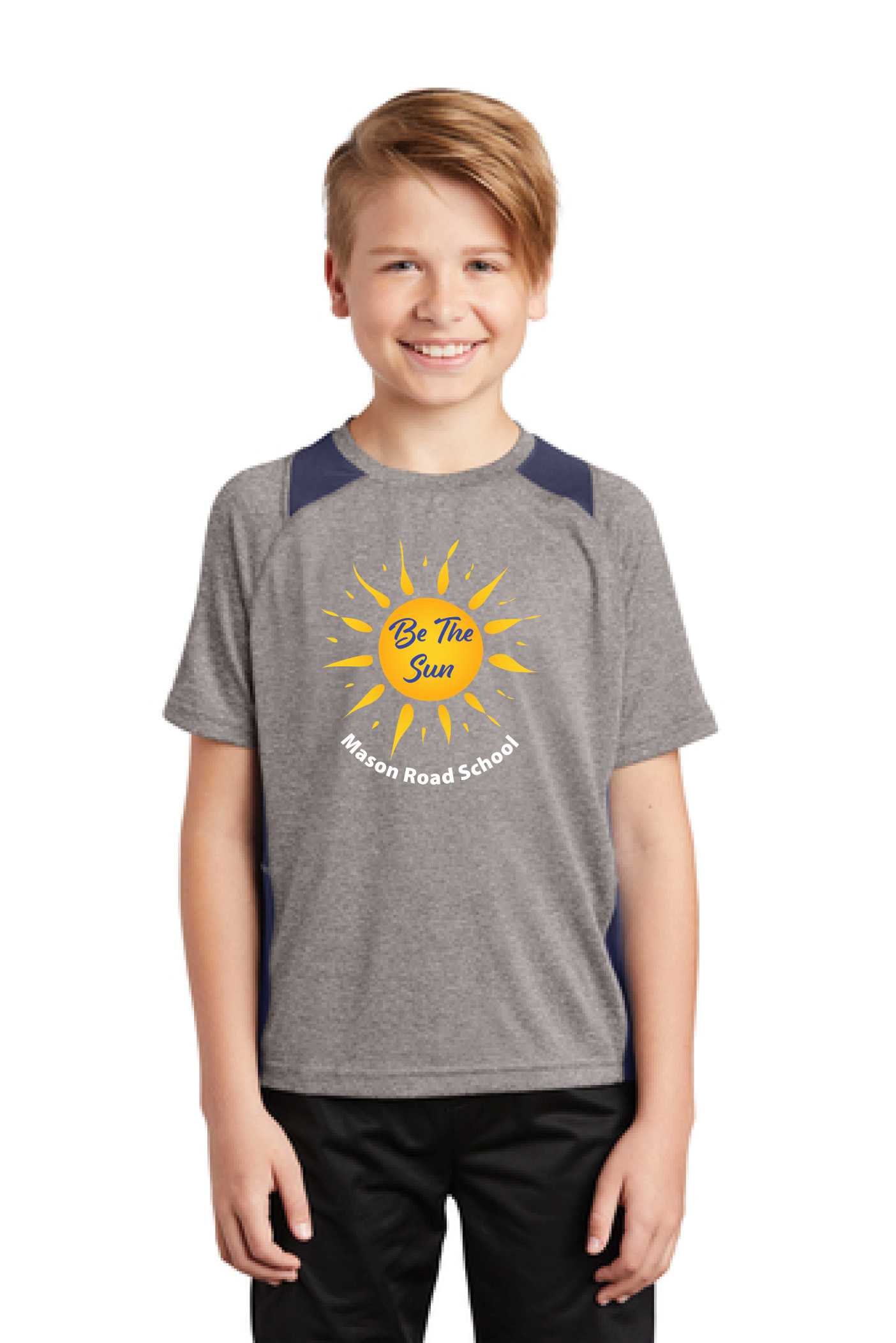 Sport-Tek® Youth Heather Colorblock Contender™ Tee