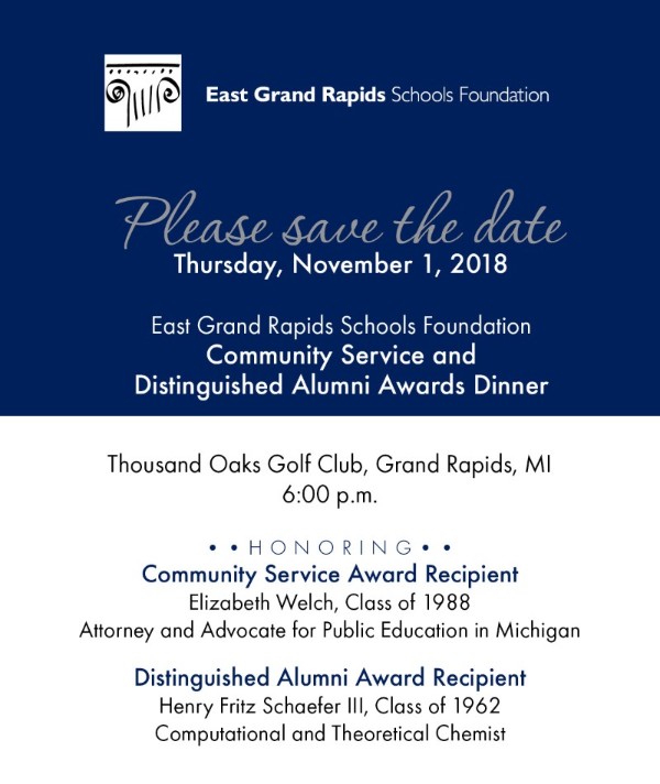 Community Service and Distinguished Alumni Awards Dinner Save the Date