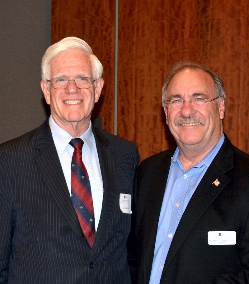 Dr. Linton Wells & NCMF President Dick Schaeffer