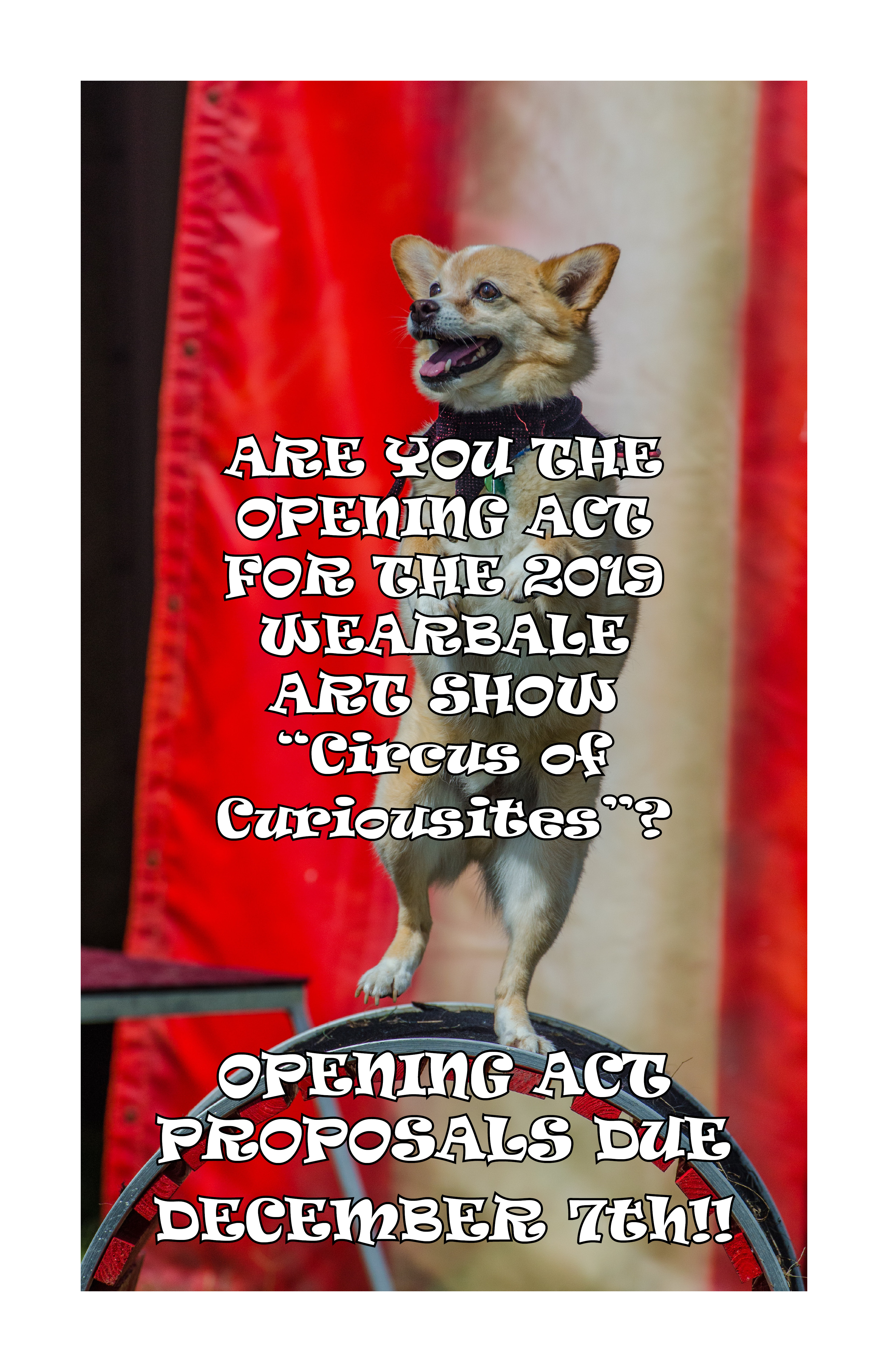 WEARABLE OPENING ACT CALL TO ARTIST