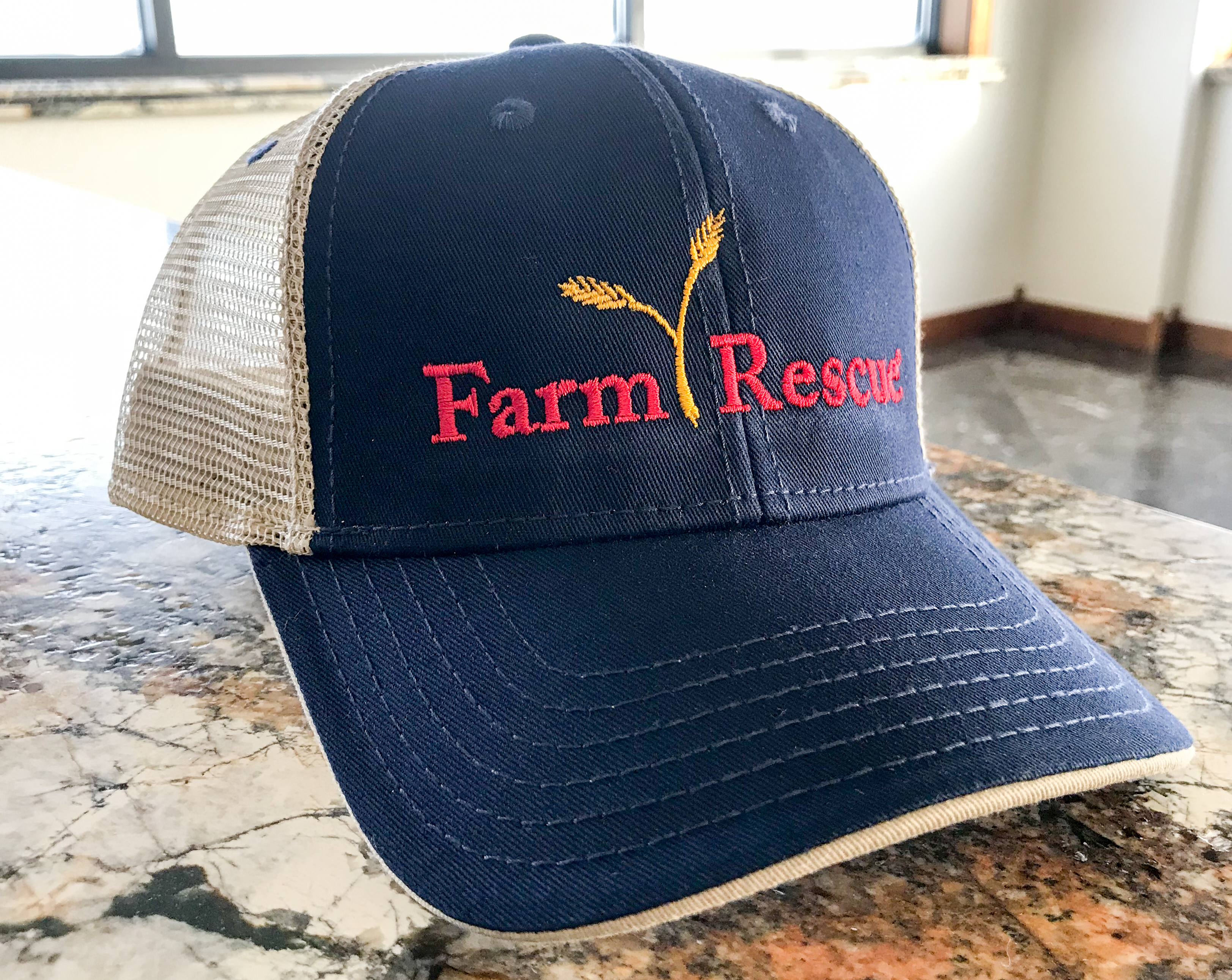Farm Rescue Embroidered Cap
