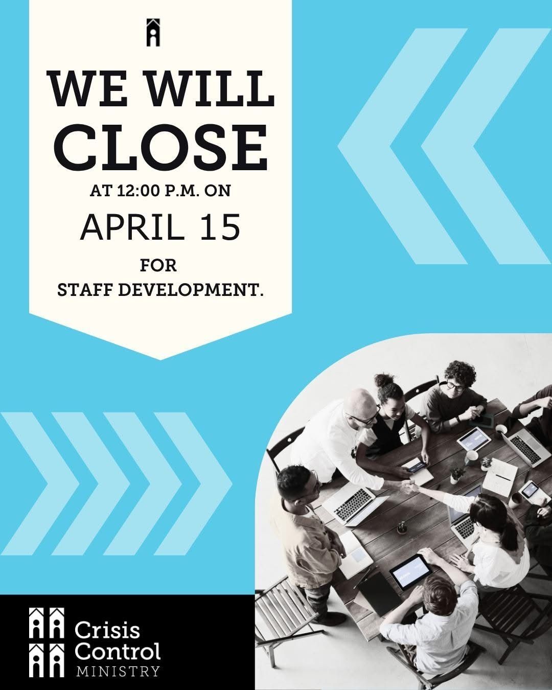 Closing at 12 p.m. on Wednesday, April 15
