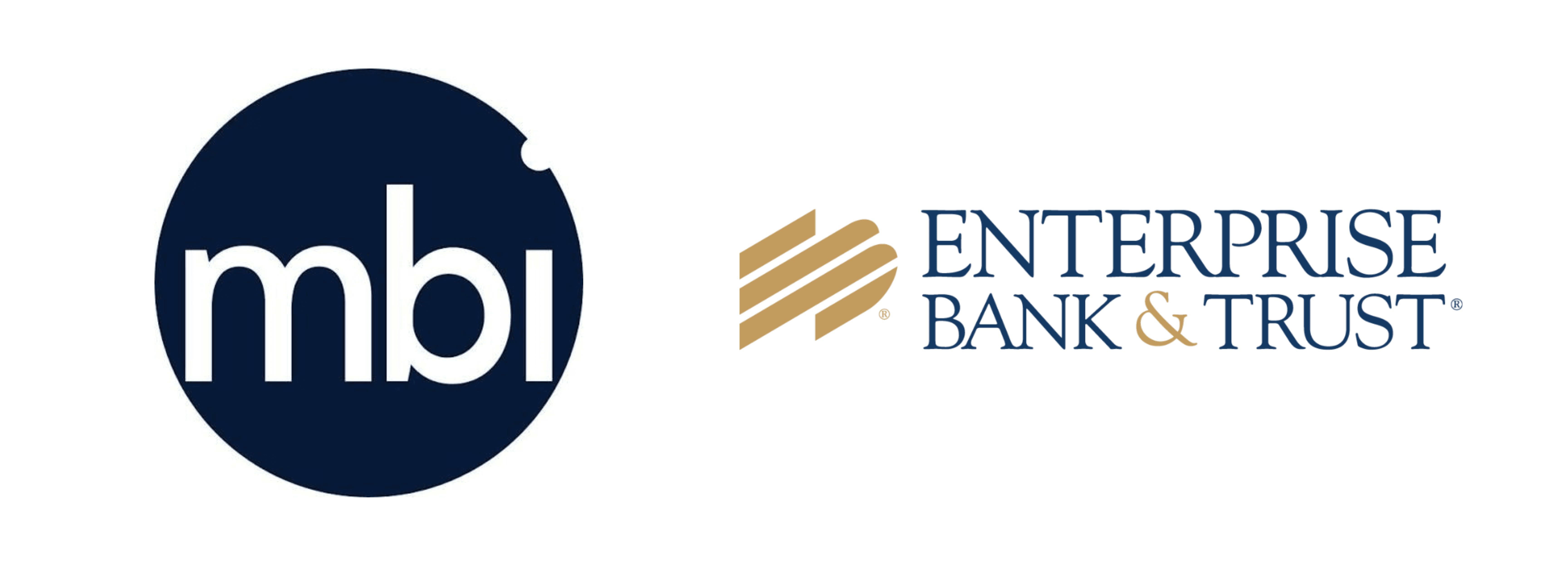 MBi and Enterprise Bank & Trust Logos