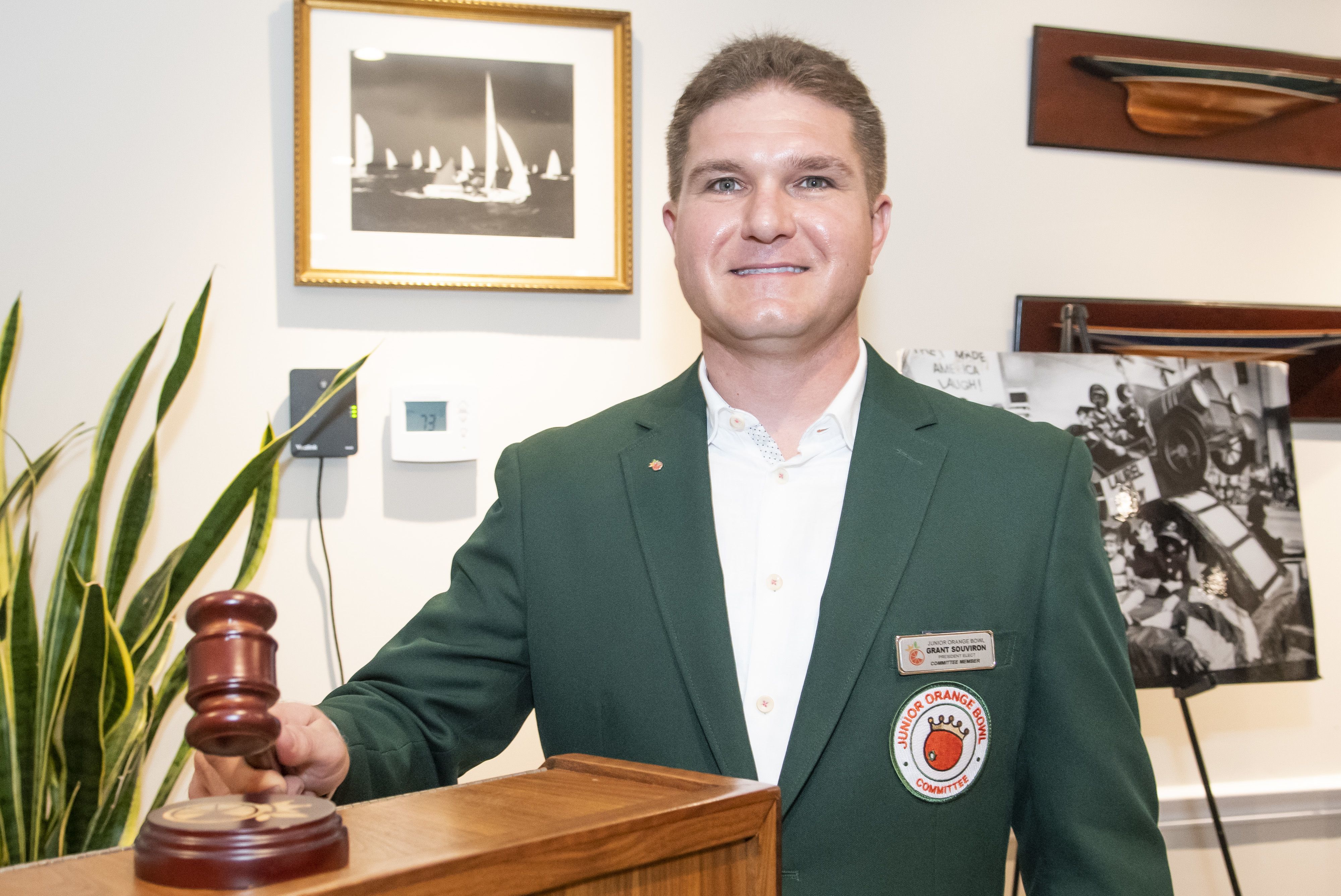 Grant Souviron installed as President for the 2022 Junior Orange Bowl Festival Season