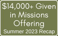 2023 Missions Offering