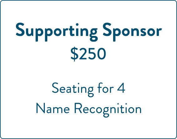Supporting Sponsor — $250