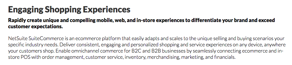 Professional and straightforward copywriting