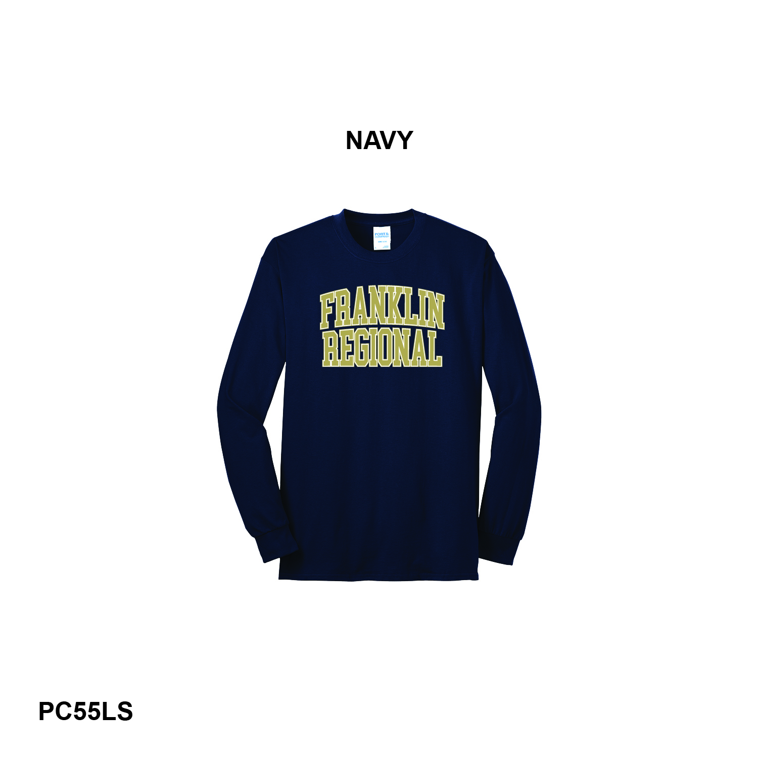 FRANKLIN REGIONAL LOGO - Port & Co™ Long Sleeve Core Blend Tee