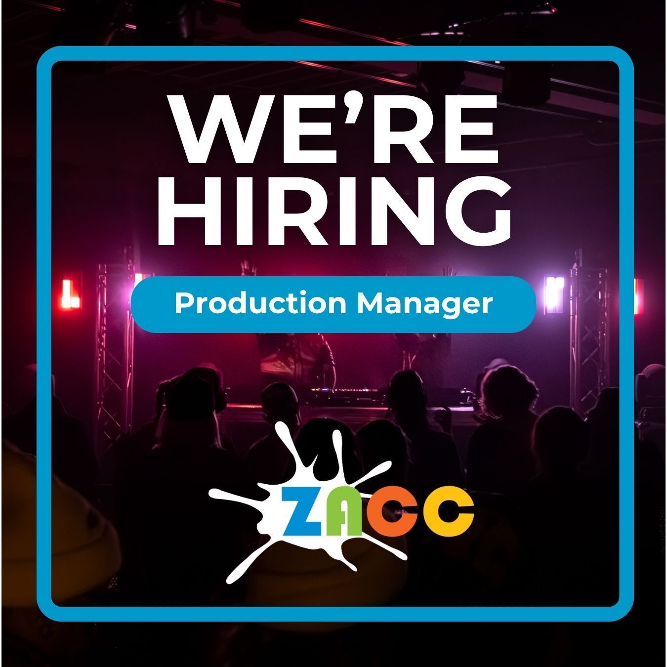 WE'RE HIRING! Production Manager