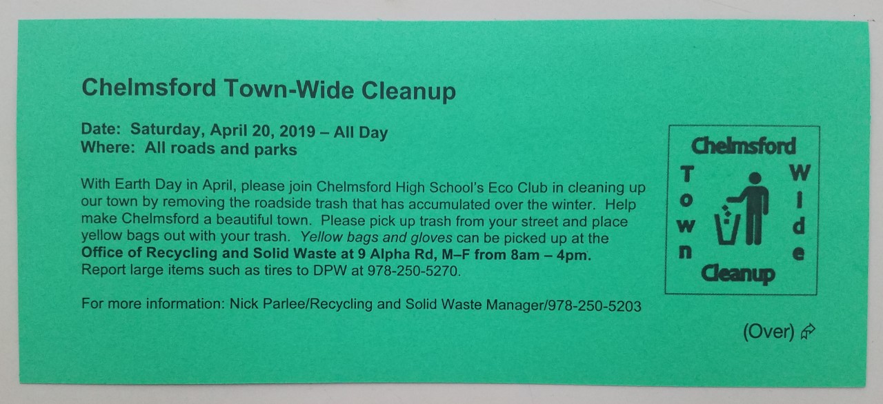 Chelmsford Town Wide Cleanup