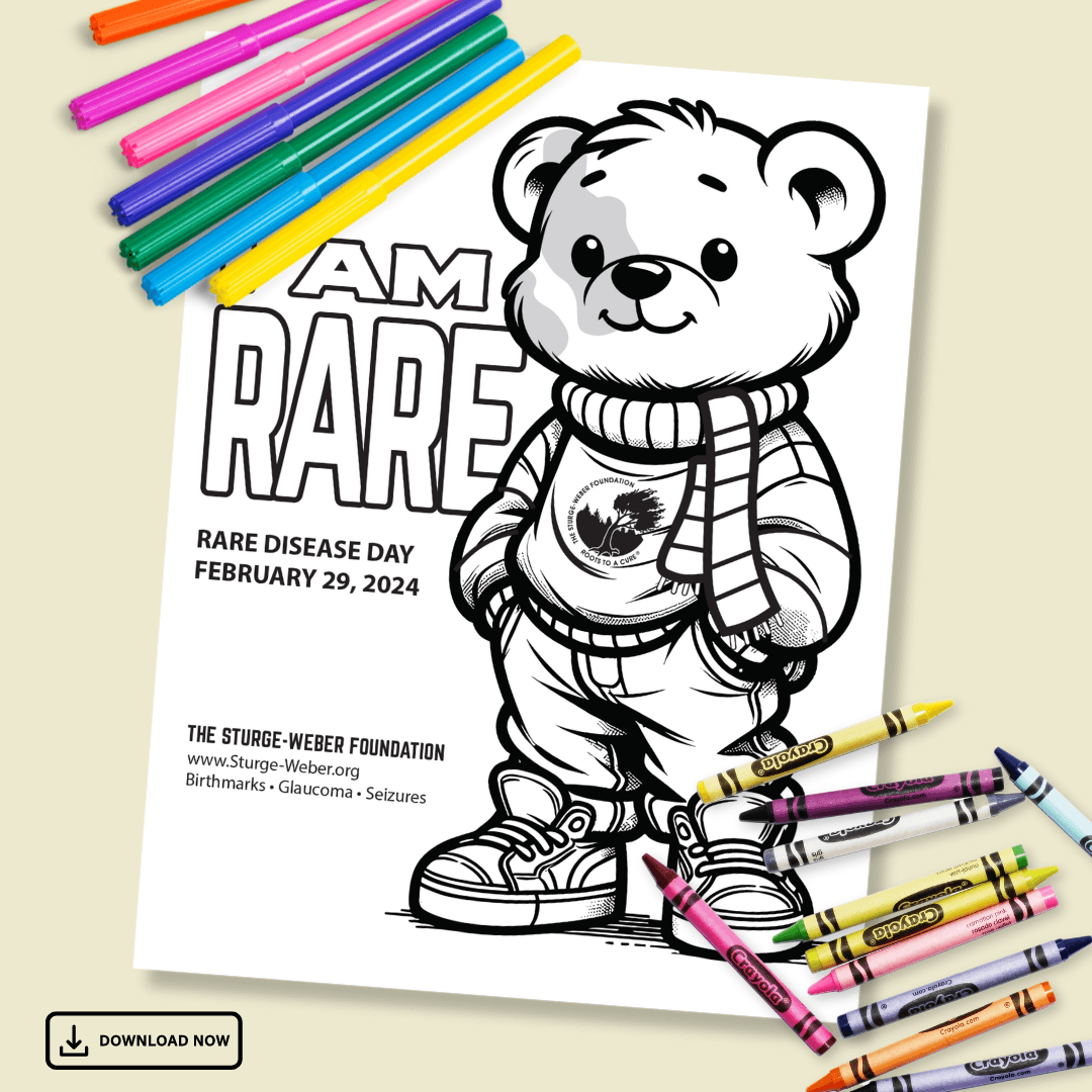ENGLISH - Webster I am Rare Stripes Coloring Sheet  (Download Here)