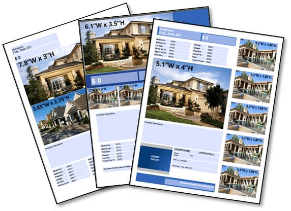 Real Estate Brochures - 8.5x11" (Single Page)