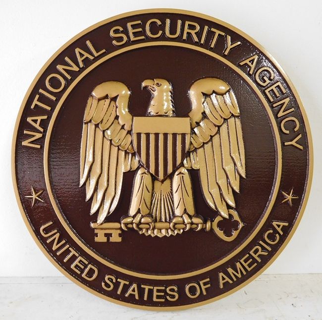 EA-3090- Seal of the National Security Agency (NSA) on Sintra Board