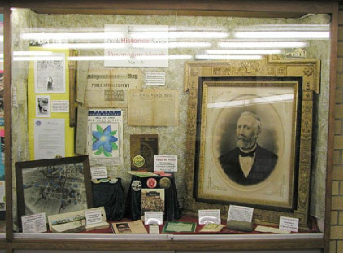 Pinole Library history exhibit