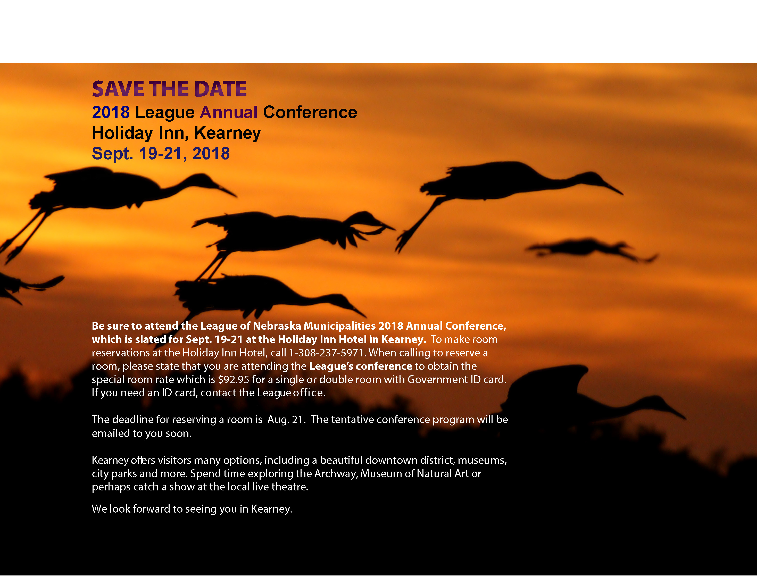 Annual Conference SPONSOR Registration-Kearney