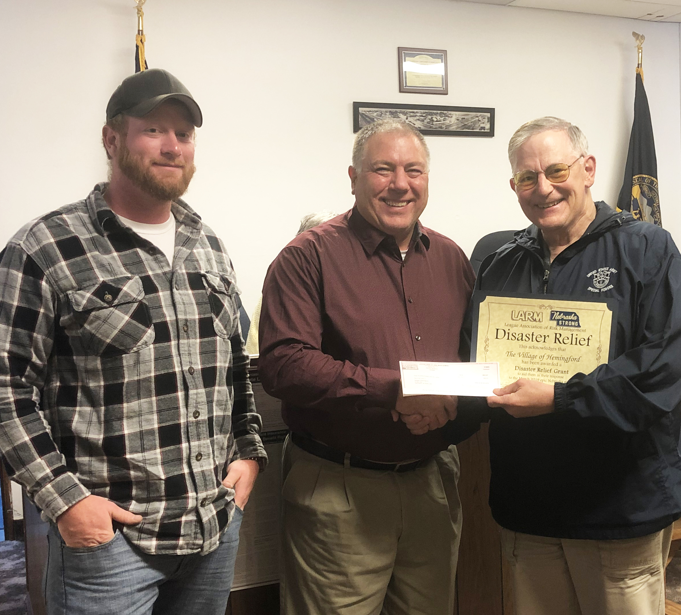 Village of Hemingford receives $500