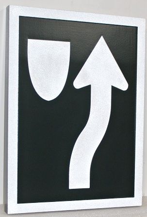 H17529 - Carved and Sandblasted HDU Directional Sign