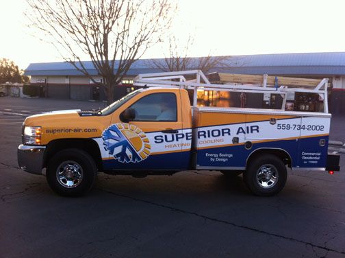 Truck Wrap: Superior Air