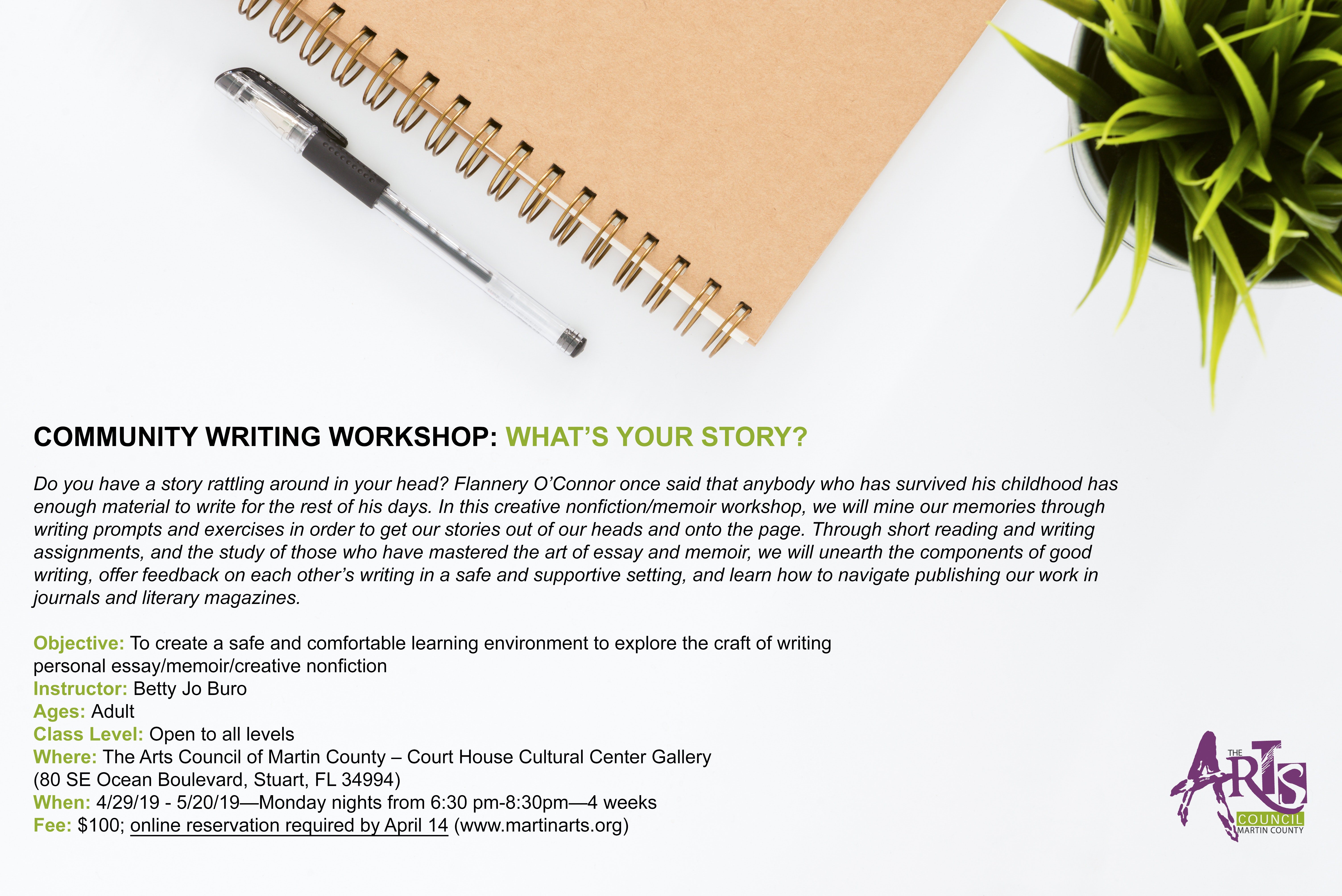 COMMUNITY WRITING WORKSHOP