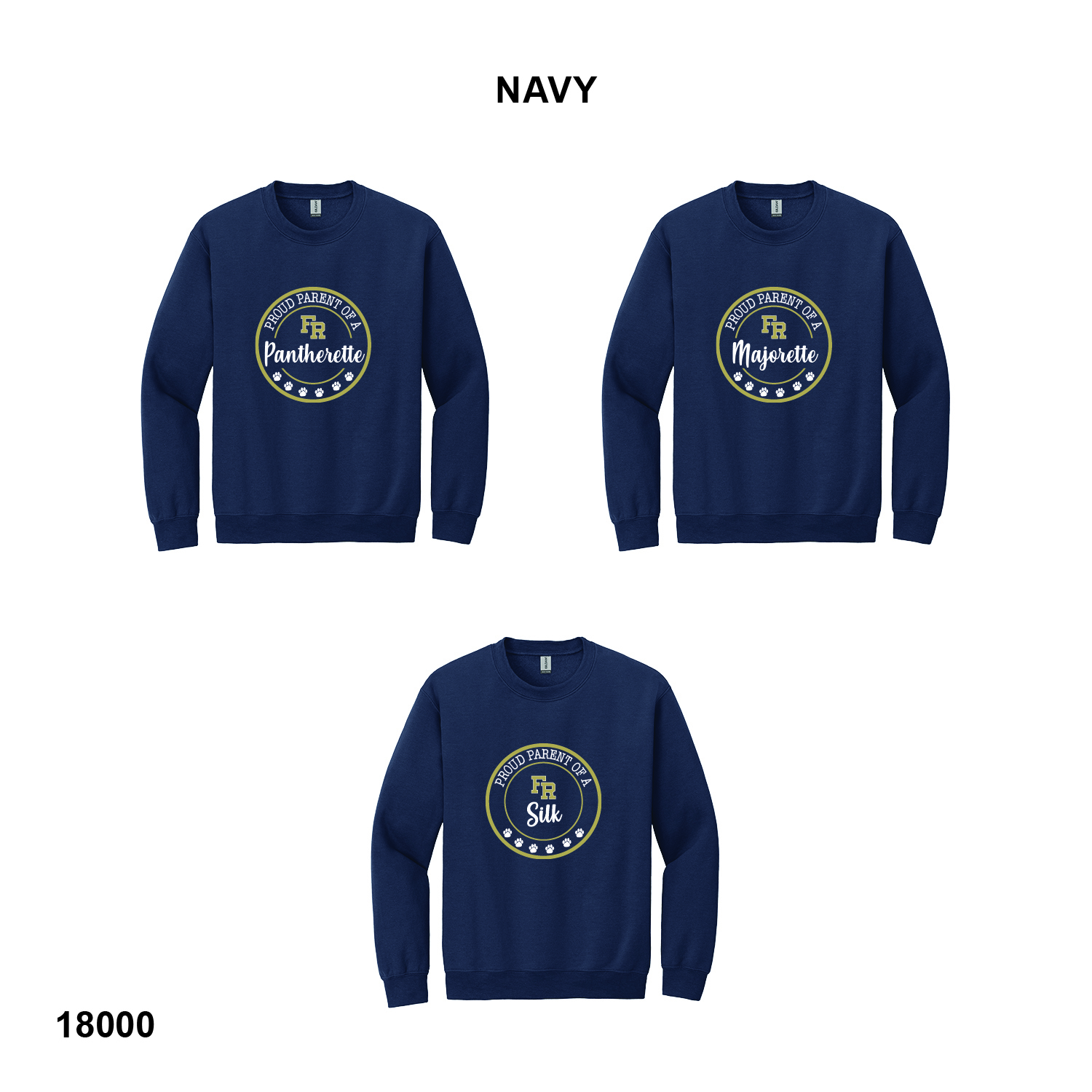 PROUD PARENT LOGOS - Gildan® Heavy Blend™ Crewneck Sweatshirt