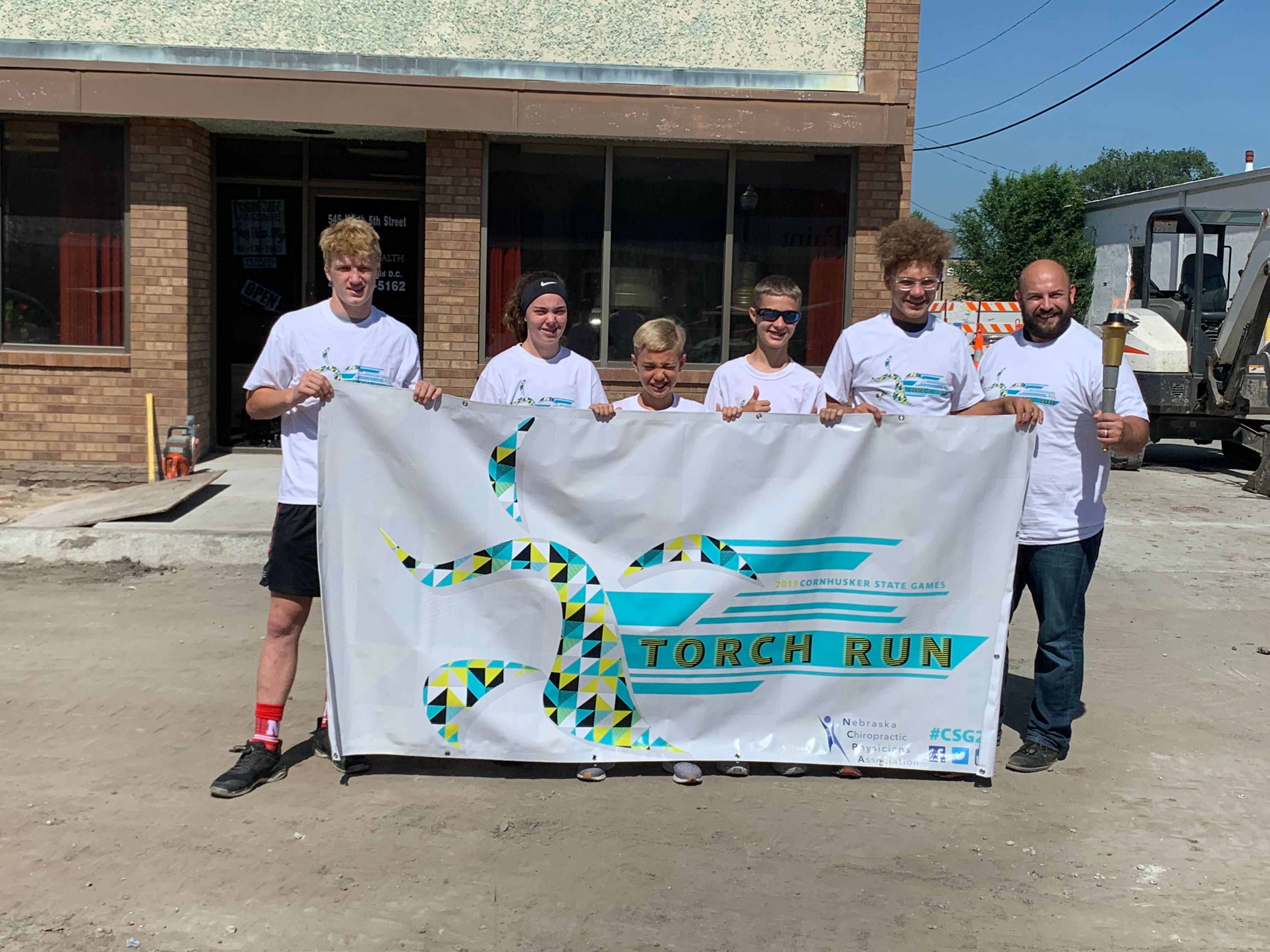 The Cornhusker State Games Torch Run - David City