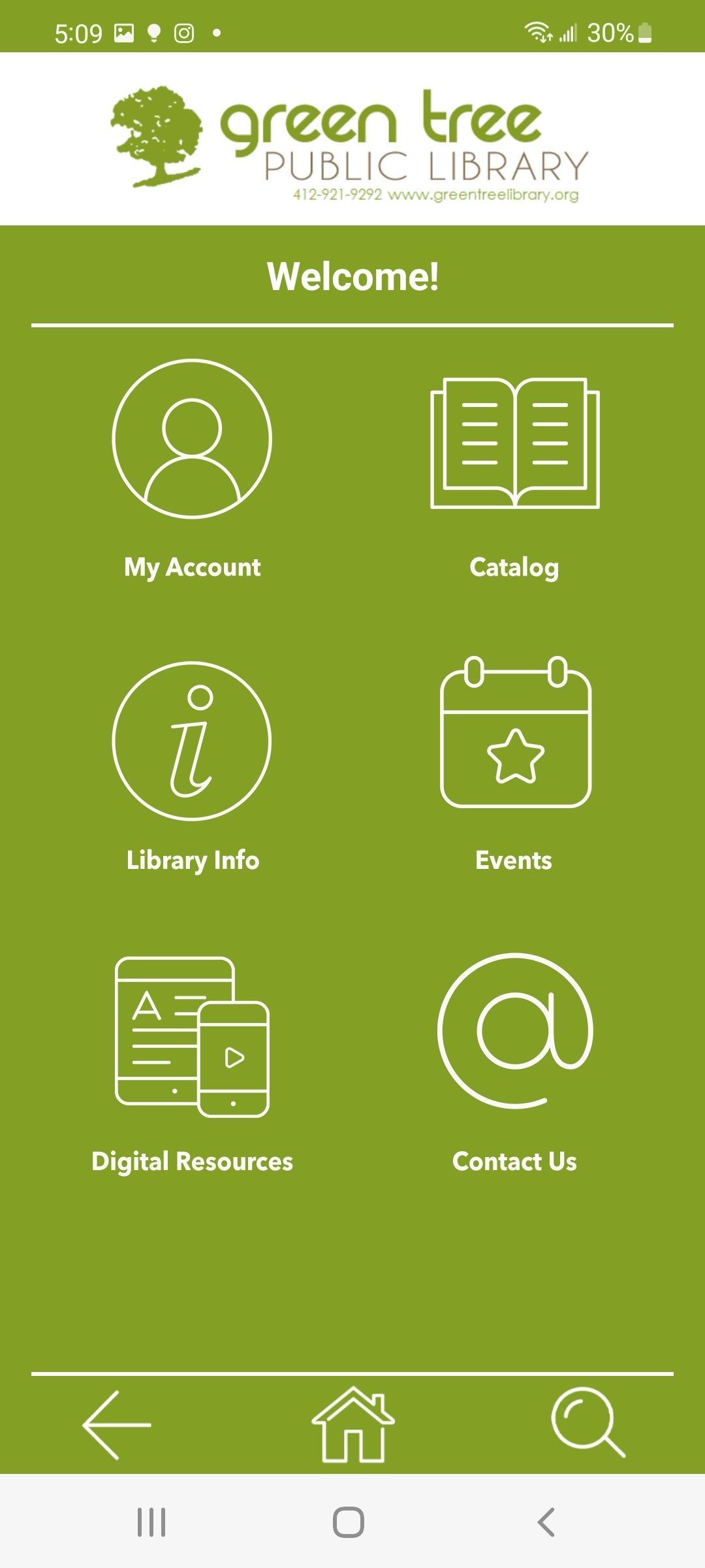 Allegheny County Libraries mobile app
