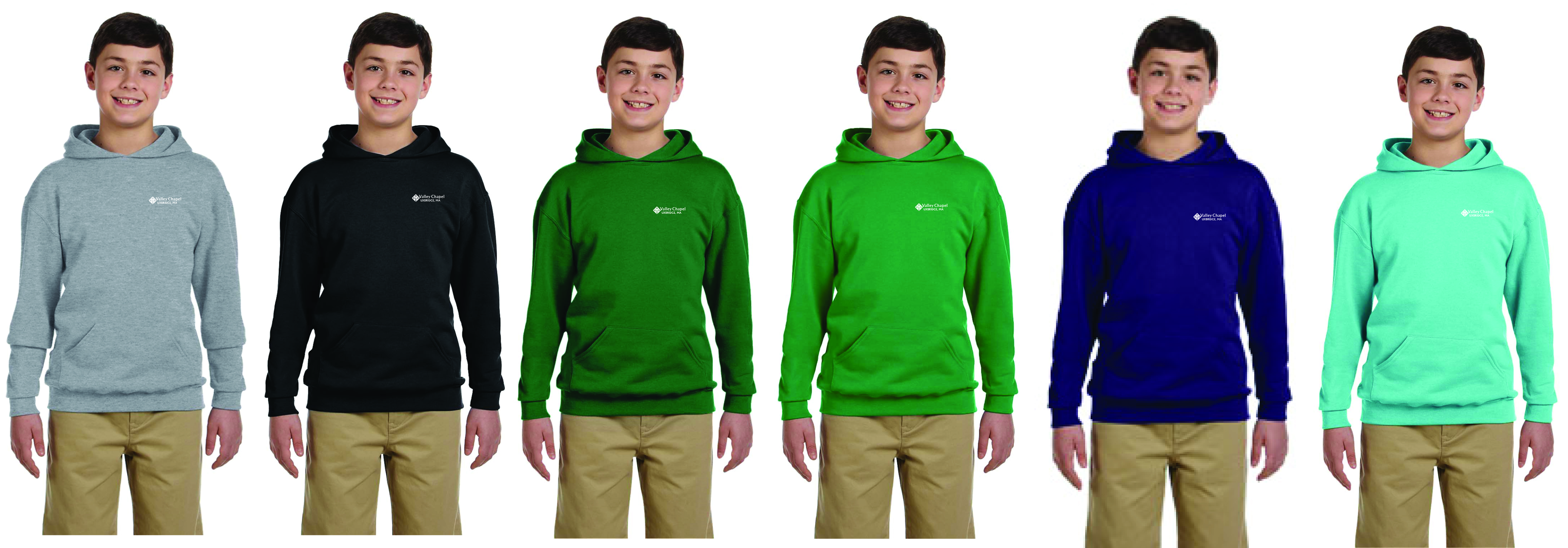 Youth 8oz Pullover Hoodie (Left Chest)
