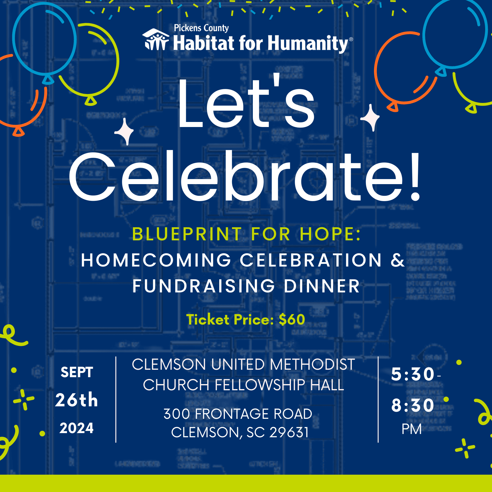 Homecoming 2024: Blueprint for Hope Celebration Event