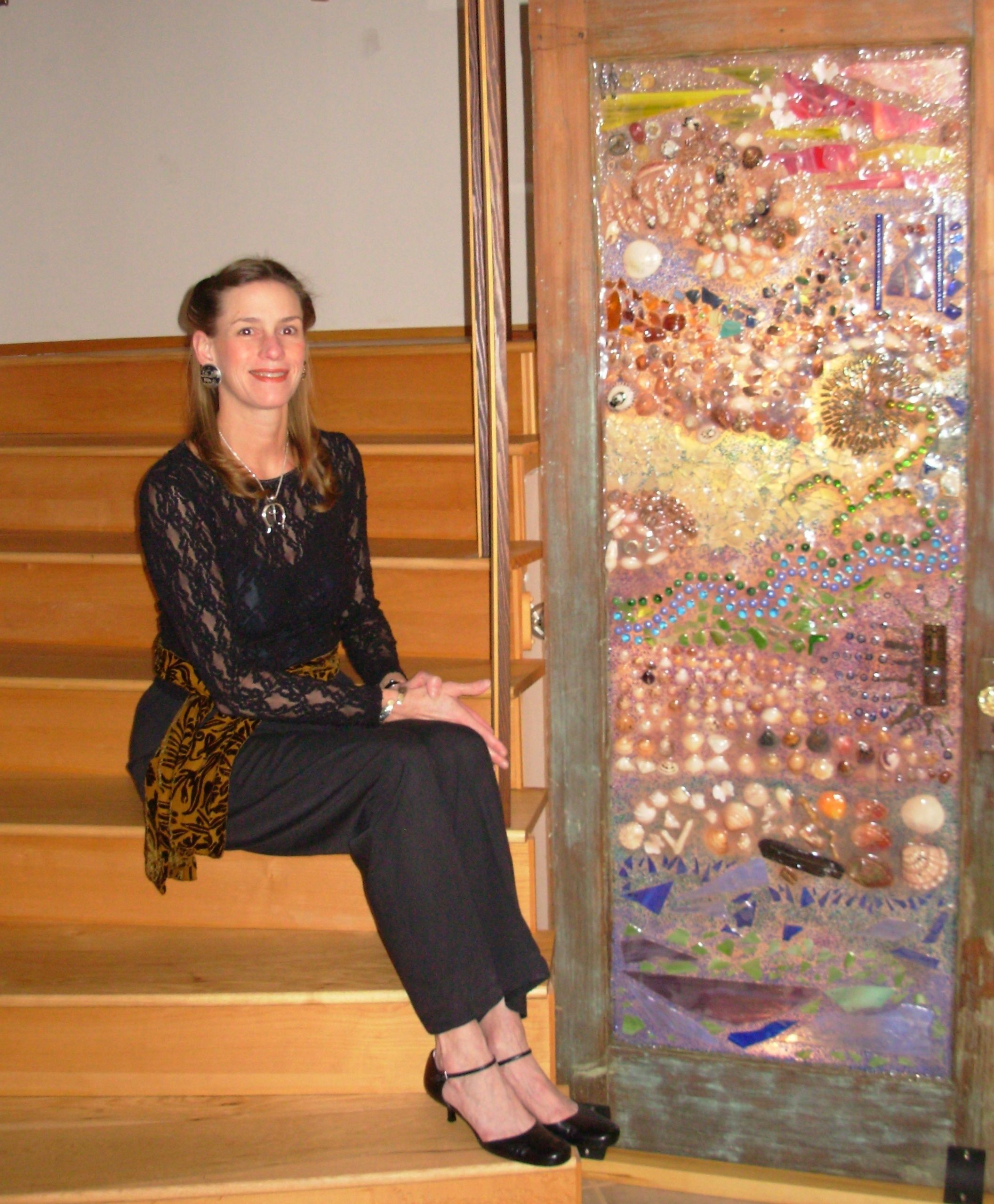 Barb with Mosaic Door