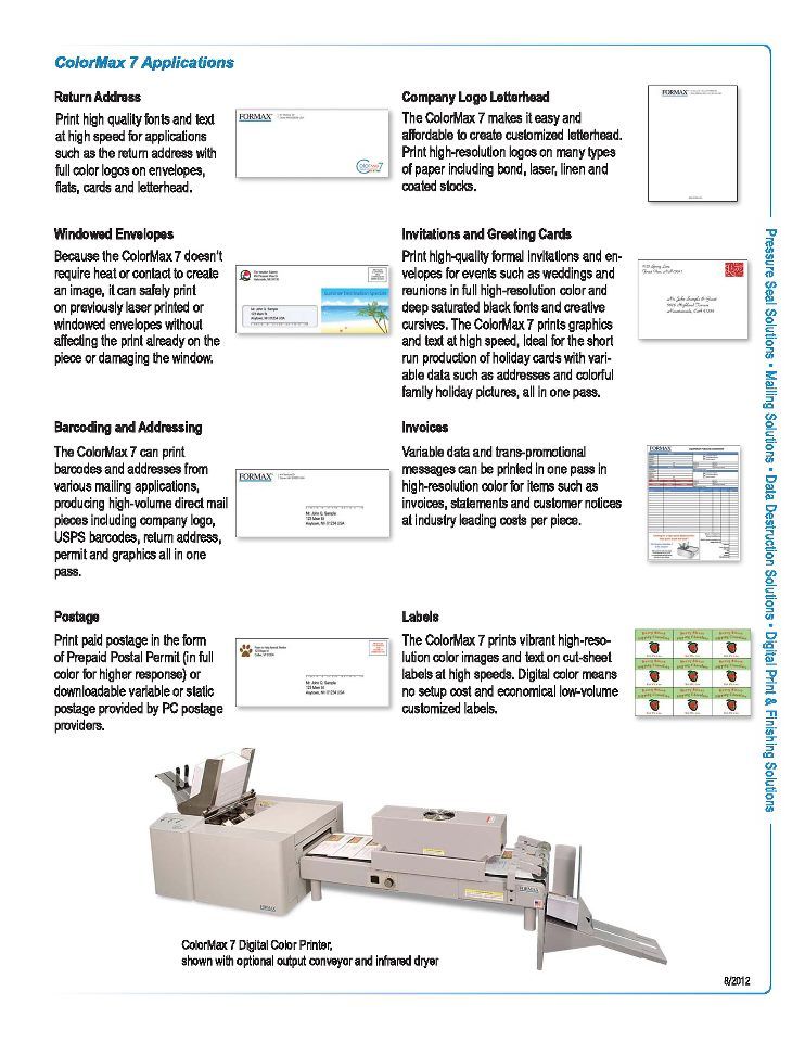 Colormax 7 - Envelope press