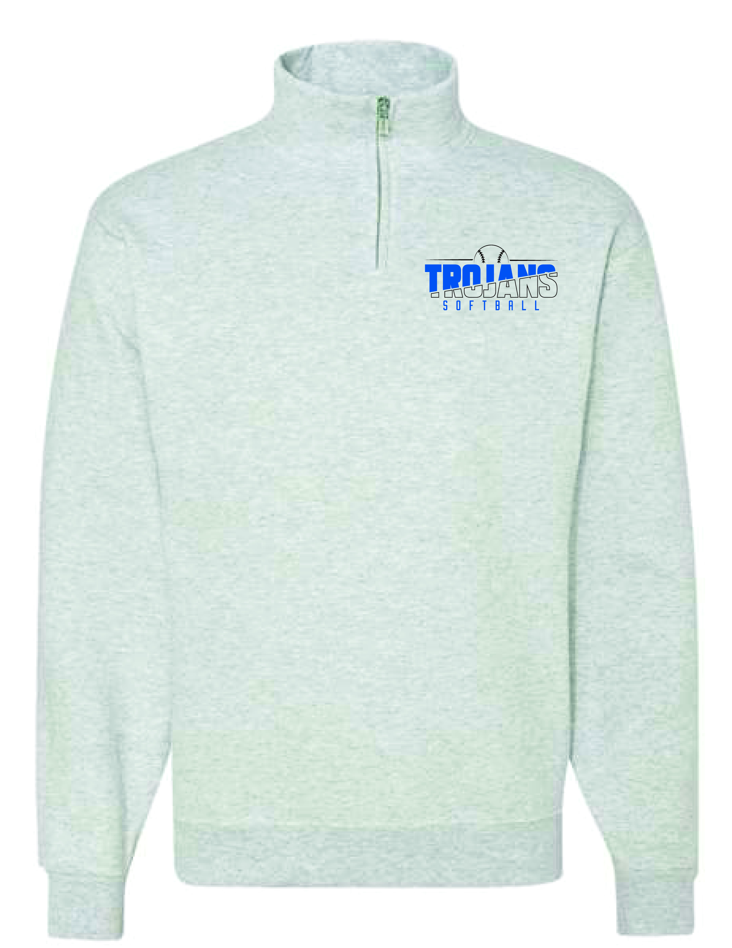 AUBURN SOFTBALL 1/4 ZIP