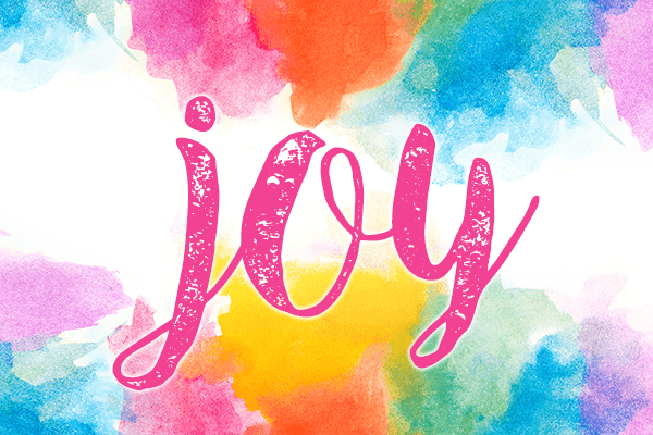 Something happened last Friday to remind me that I don’t often hear the word ‘joy’, at least not as often as I hear the word ‘happy’. 