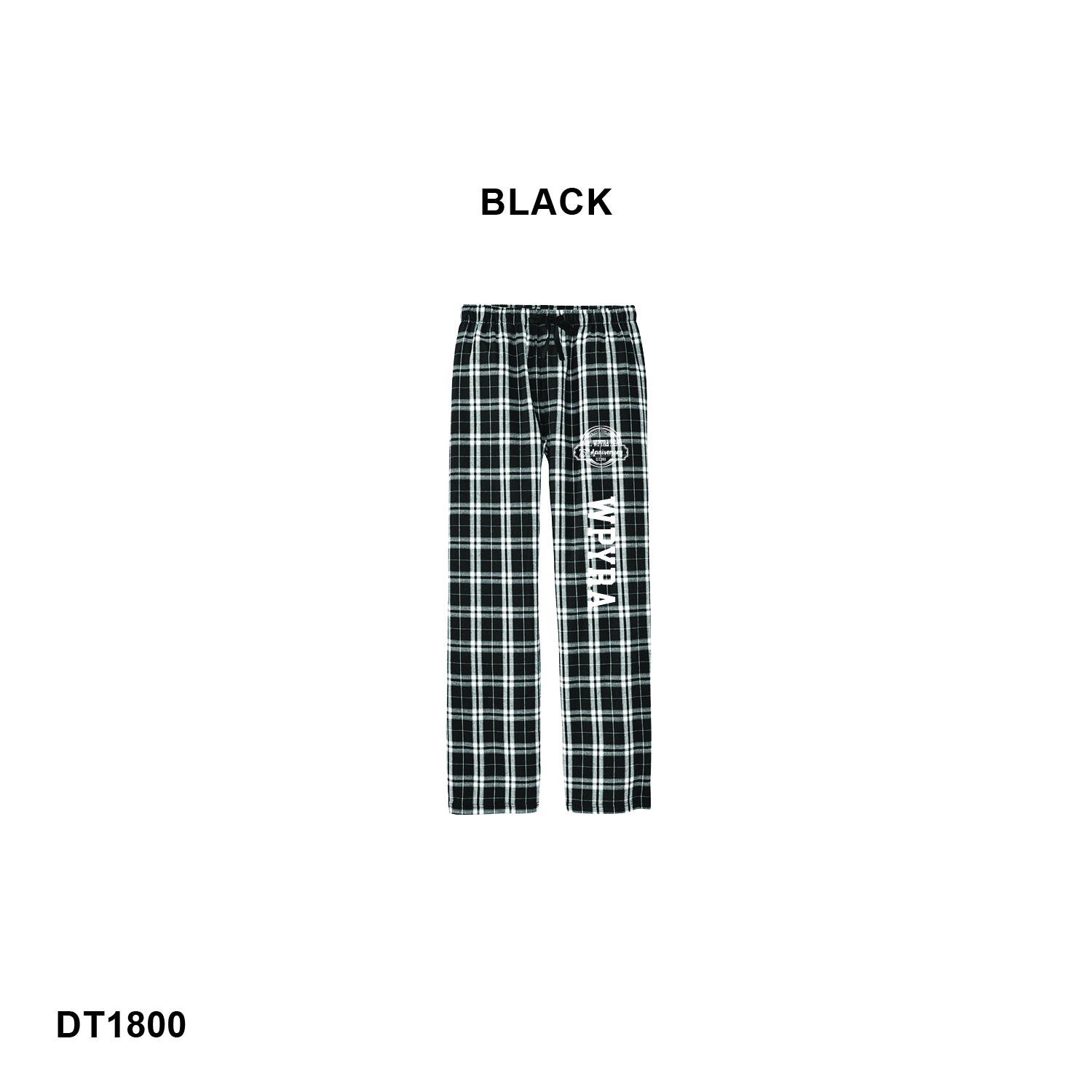 25TH ANNIVERSARY LOGO - District® Flannel Plaid Pant
