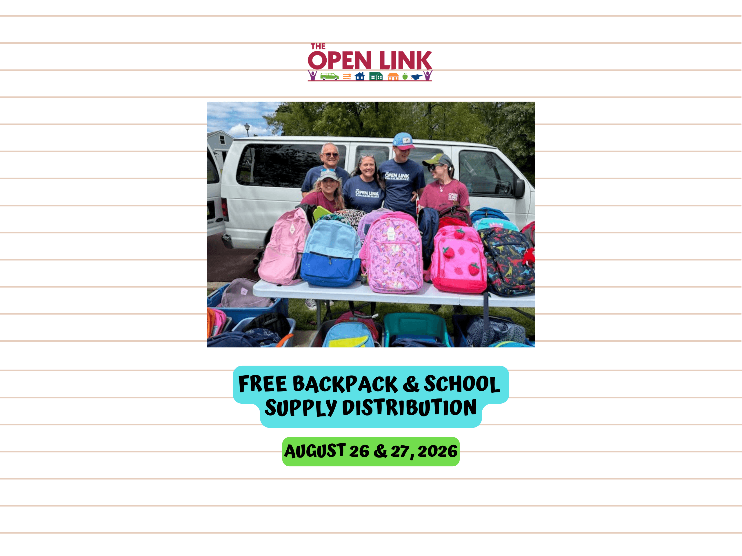 2026 Back to School Backpack and Supply Distribution