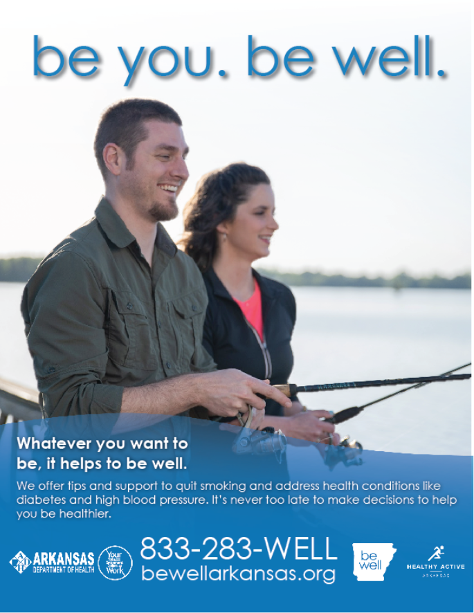 Be Well Fishing Poster