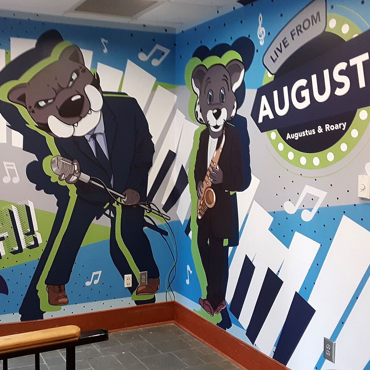 Augusta University Campus Wall Mural