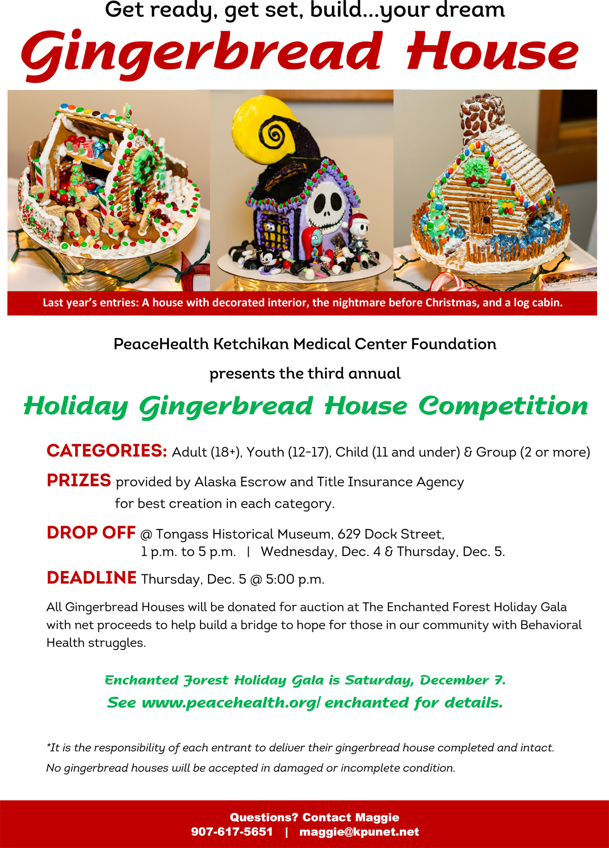 3rd Annual Holiday Gingerbread House Competition