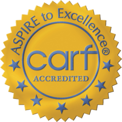 Photo of CARF Accreditation approval