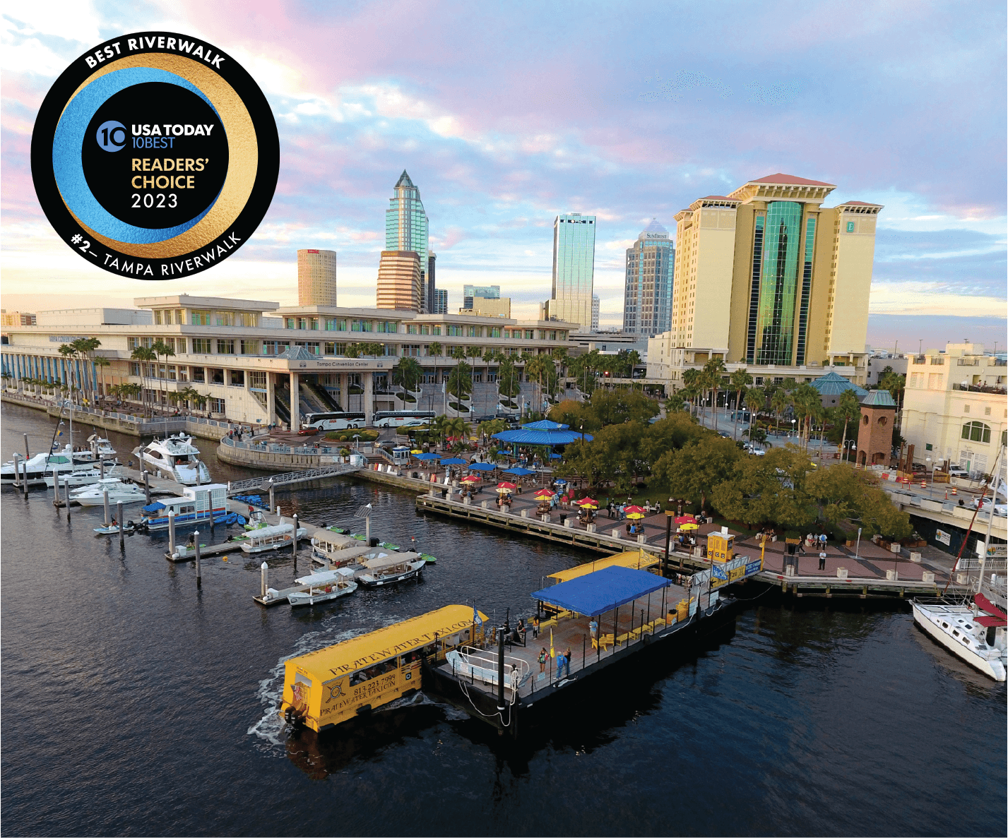 The Tampa Riverwalk