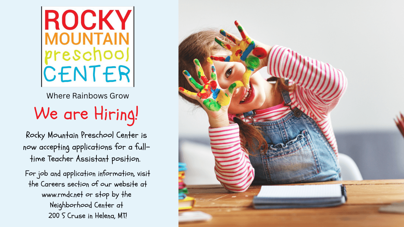 Rocky Mountain Preschool Center is Hiring