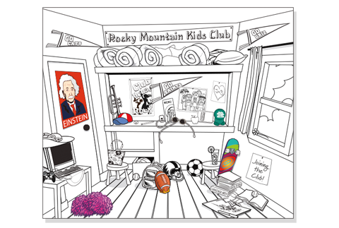 Clubhouse Coloring Page