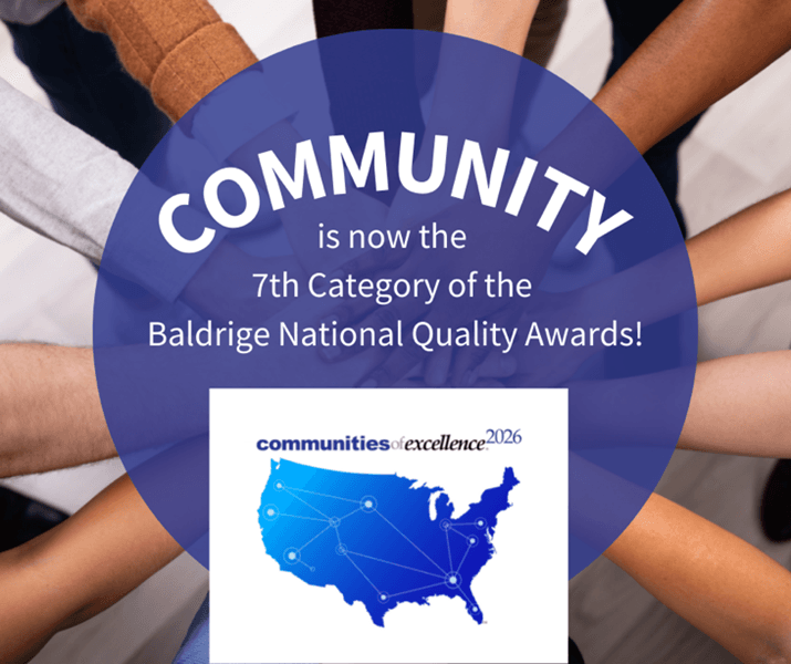 Congress Authorizes “Community” as Newest Baldrige National Quality Award Category