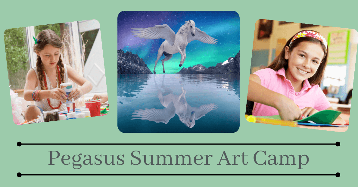 Pegasus Art Camp on August 7th from 1:00pm to 3:00pm