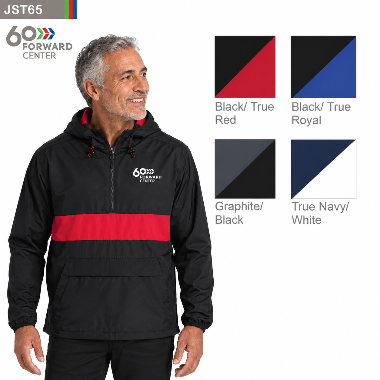 Sport-Tek® Zipped Pocket Anorak
