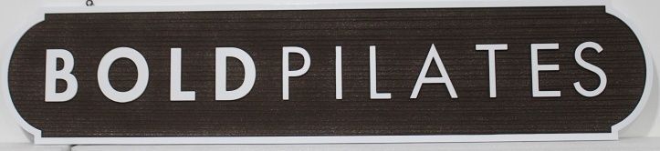 B11370A - Carved and Sandblasted HDU Sign for "Bold Pilates"