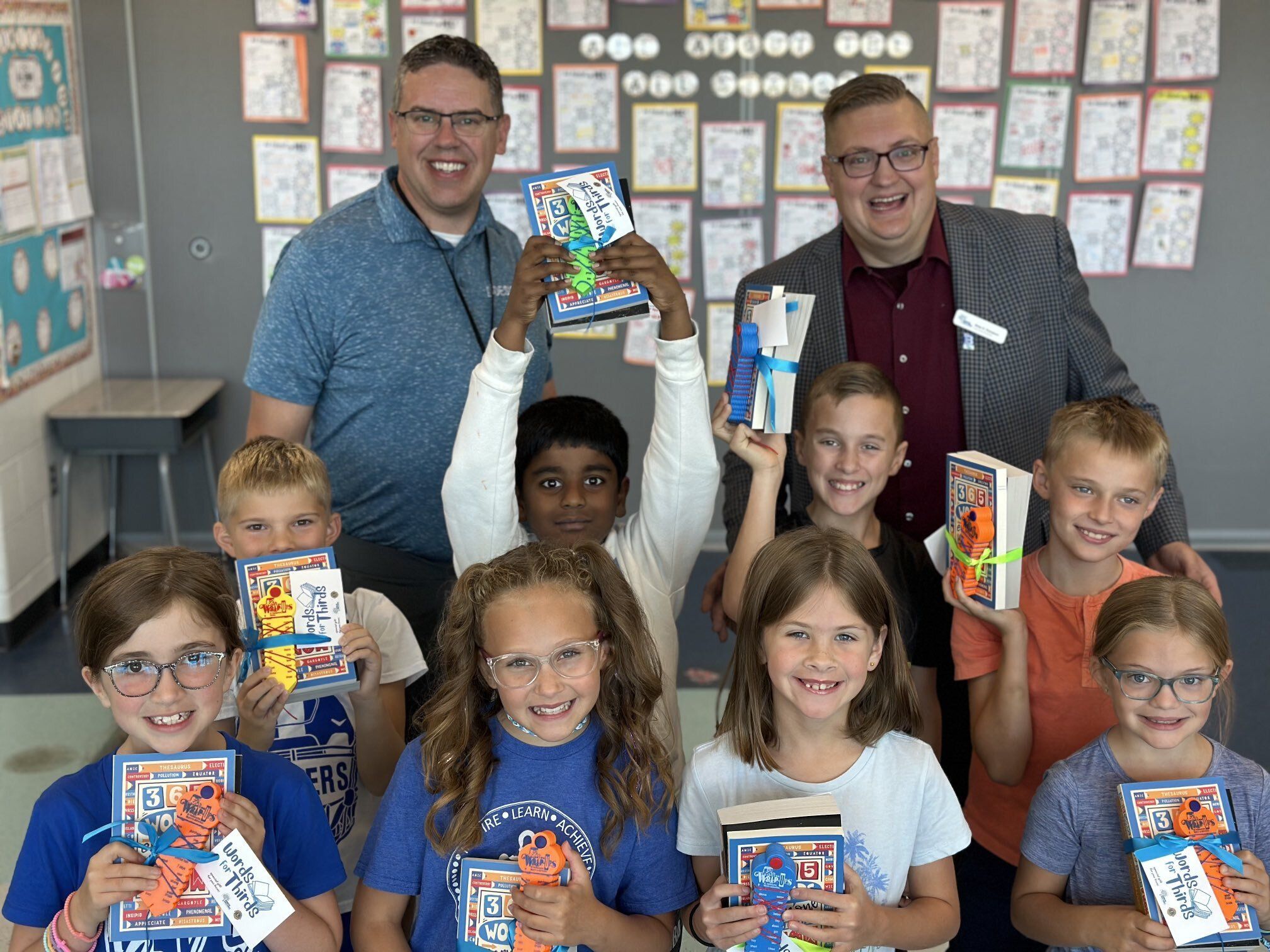 Bennington Lions Club and Foundation give 3rd graders their own dictionaries.