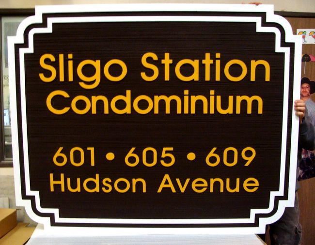 K20186 - Entrance Address Sign for Sligo Station Condominium